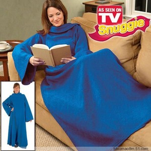 שמיכת פליז עם שרוולים | SNUGGIE  | TV Items | מוצרים לבית ולגן