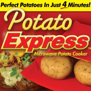 הפתרון המושלם לתפוחי אדמה! POTATO EXPRESS - כיס לאפיית תפוחי אדמה במיקרוגל תוך 4 דקות
