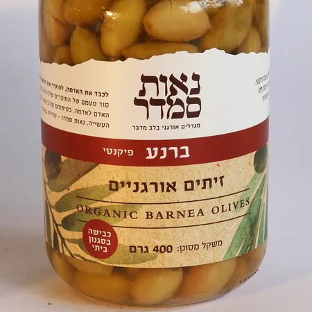 זיתים אורגניים של נאות סמדר - זן ברנע