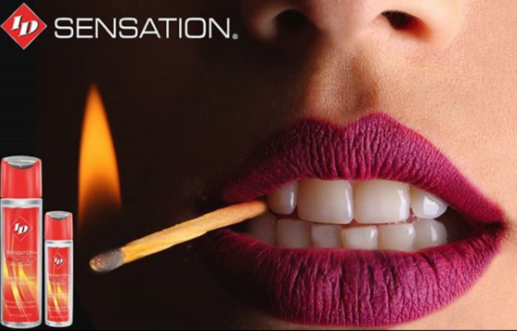 ​ID Sensation - ‏65 מ"ל / נוזל סיכוך מתחמם על בסיס מים