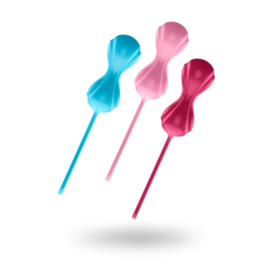 SATISFYER BALLS - סט כדורי קגל ב - 3 משקלים רוטטים
