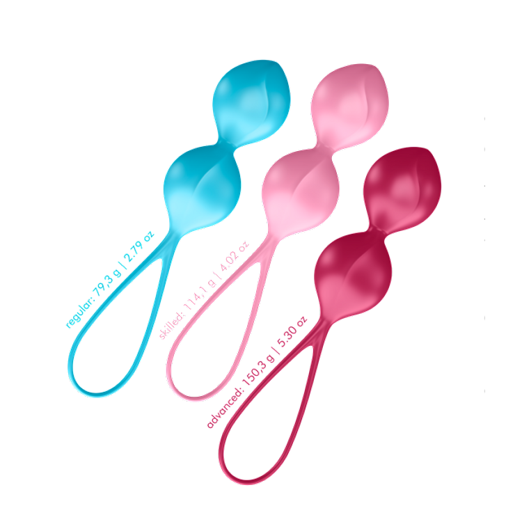 SATISFYER BALLS / סט של 3 כדורי קגל 60-92 גרם