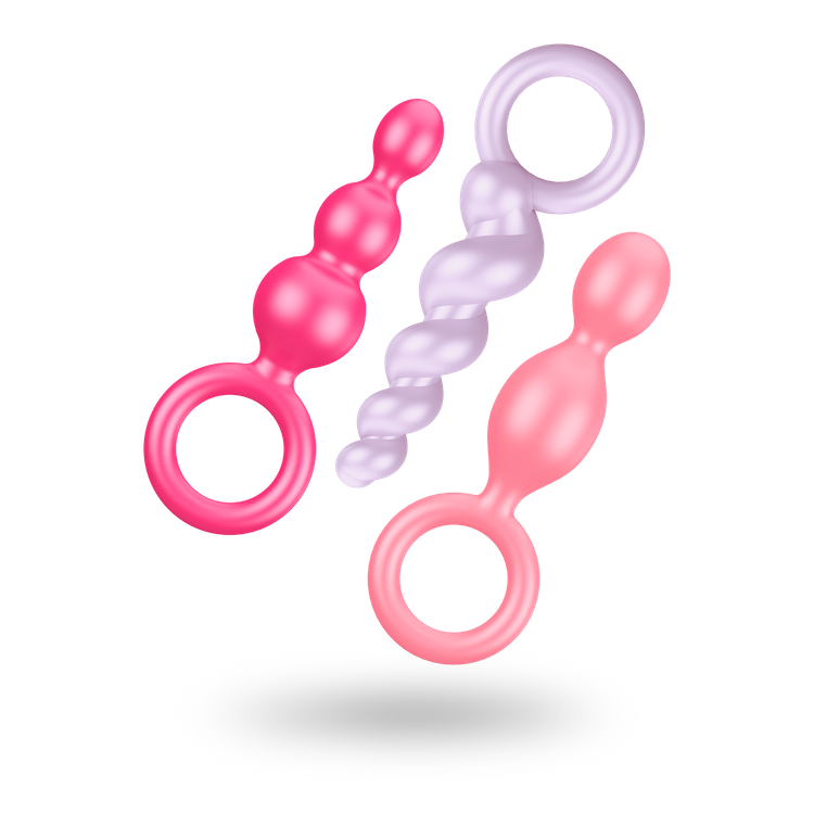 סט של 3 פלאגים  ורודים Booty Call סטיספייר