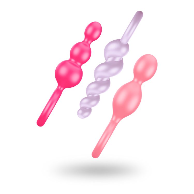 סט של 3 פלאגים  ורודים Booty Call סטיספייר