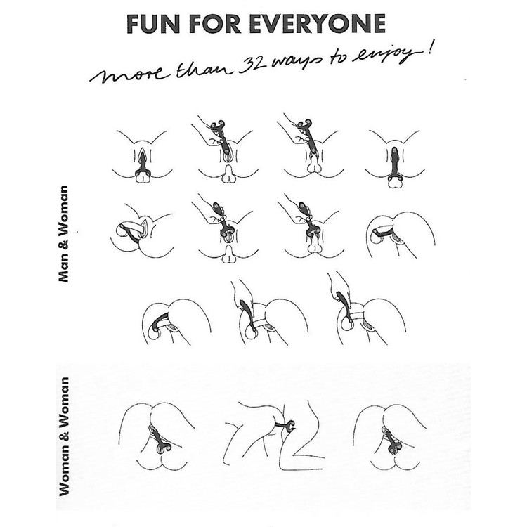 ויברטור לזוג רב שימושי Endless Fun סטיספייר