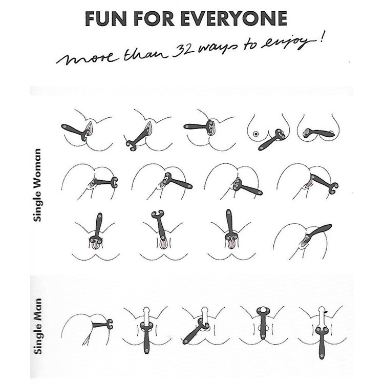 ויברטור לזוג רב שימושי Endless Fun סטיספייר