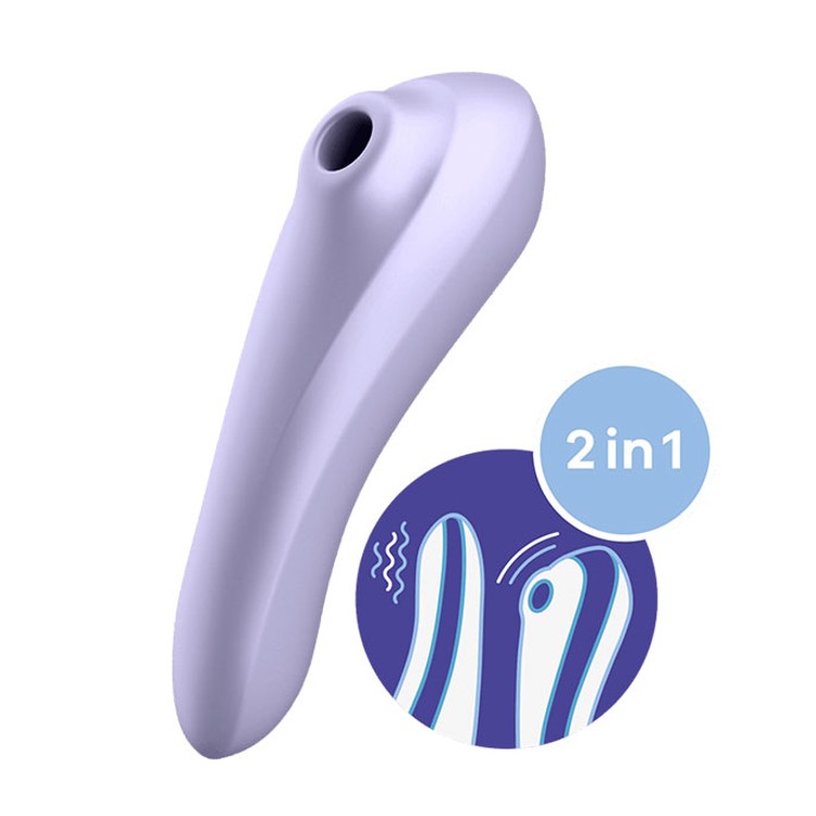 ויברטור יונק ורוטט Dual Pleasure