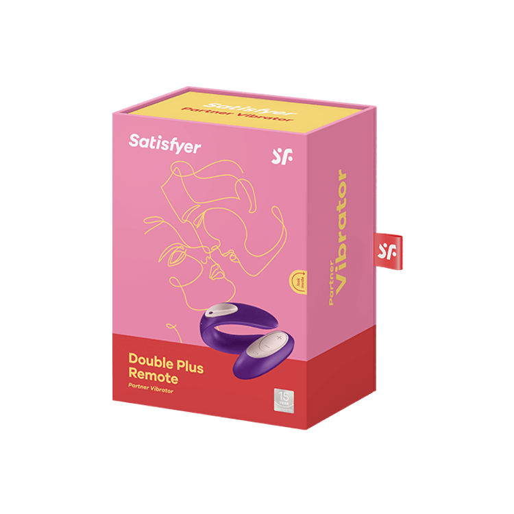 ויברטור זוגי עם שלט-דאבל פלוס רמוט