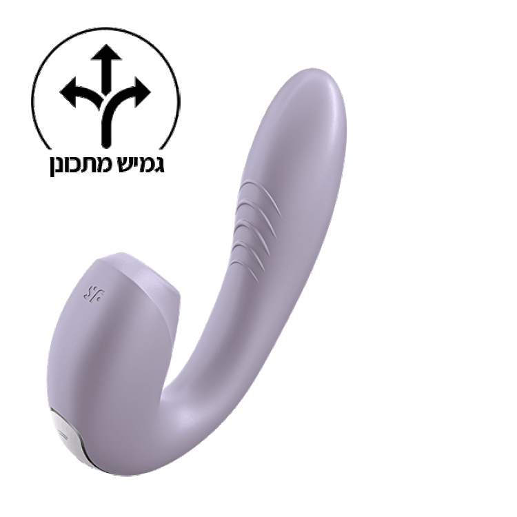 ויברטור מתכוונן יונק ורוטט עם אפליקציה-סאן ריי