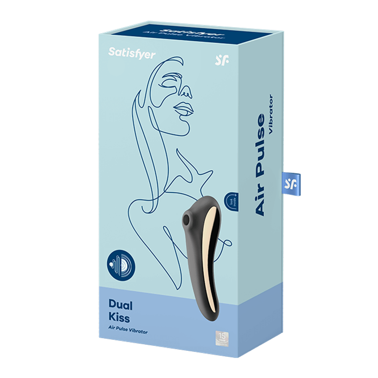 ויברטור יניקה עם רטט  Dual Kiss סטיספייר