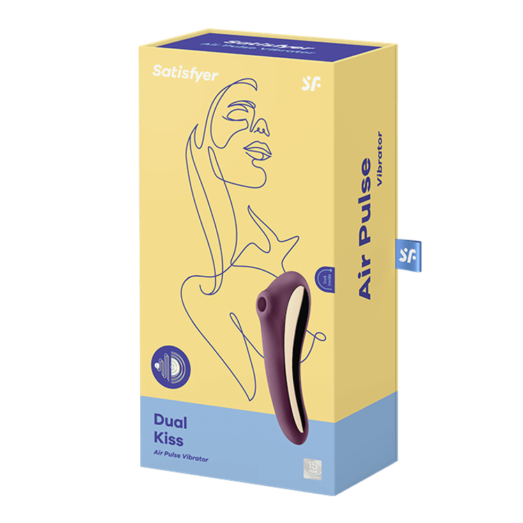 ויברטור יניקה עם רטט  Dual Kiss סטיספייר