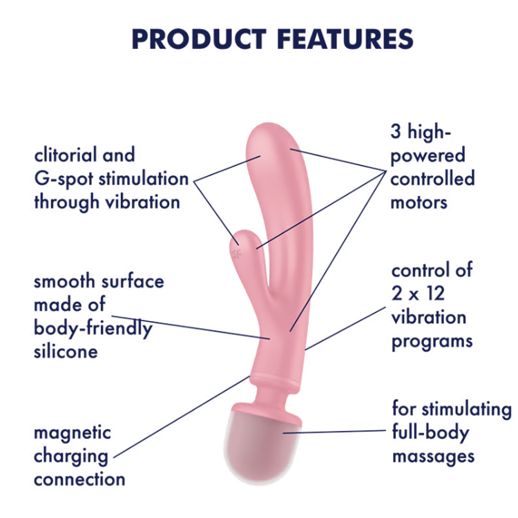 ונד דו שימושי+ארנבון Triple Lover סטיספייר