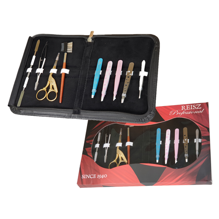 ערכת עיצוב גבות מקצועית 9 חלקים REISZ