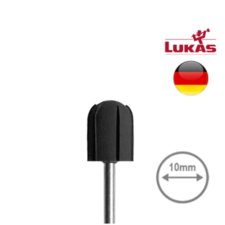 LUKAS ABRASIVE CAP CARRIER 10 MM - ראש מנדרל גומי לכובעוני שיוף 10 מ"מ לוקאס