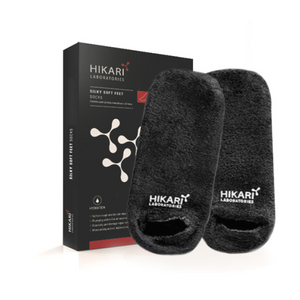 מסכת לחות לכפות הרגליים על בסיס שמנים אקזוטיים - HIKARI Hydrating Socks