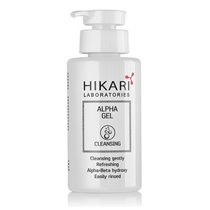 ג'ל ניקוי מרענן המעקב הזדקנות ומחדש את מרקם העור​ - HIKARI Alpha Gel