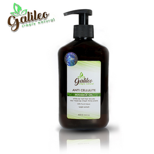 שמן עיסוי פעיל לעור עם צלוליט - מתאים לעבודה עם מכשירי עיסוי - Galileo Simply Natural