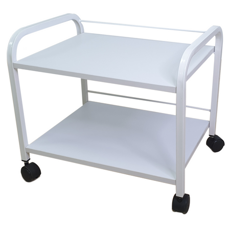 עגלת טיפולים 2 מדפים נמוכה