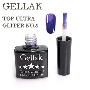 טופ אולטרה נצנצים מספר - Gellak Top Ultra Glitter No. 5