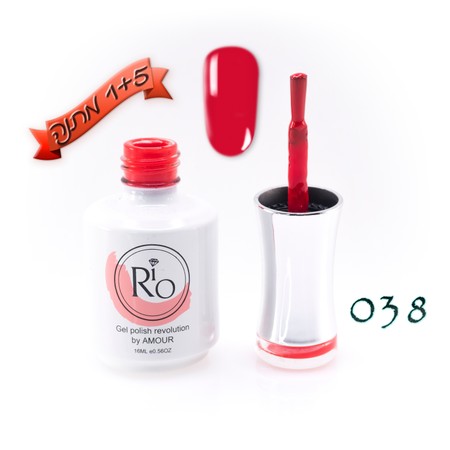 לק ג'ל ריו - Rio Gel polish number - 038