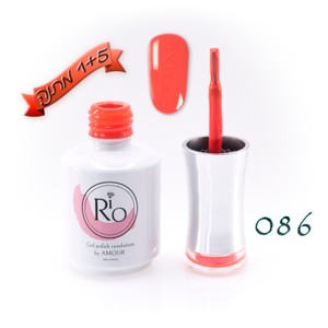 לק ג'ל ריו - Rio Gel polish number - 086