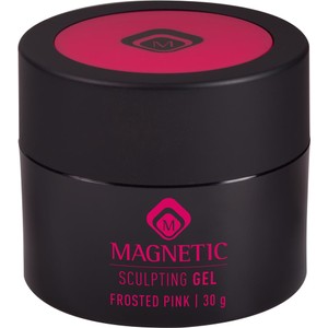 ג'ל בנייה - גוון ורוד חלבי -Magnetic <br>Sculpting Gel - Frosted Pink