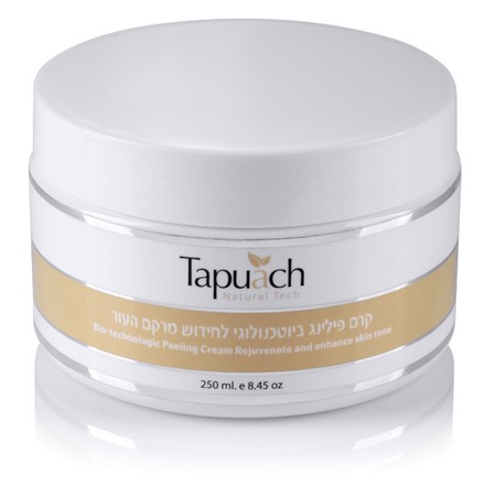 קרם פילינג ביו-טכנולוגי לחידוש מרקם העור<br>  Tapuach Bio-Technologic Peeling Cream Rejuvenate & Enhance Skin Tone​