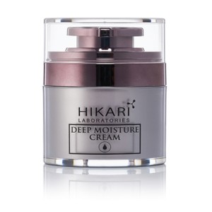 קרם לחות + ייצור קולגן + מקדם הגנה 15 HIKARI Deep Moisture Cream - SPF