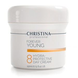 למכון -  קרם לחות בעל מקדם הגנה SPF 25 - שלב 8<br>Forever Young Hydra-Protective Day Cream SPF 25 - Step 8