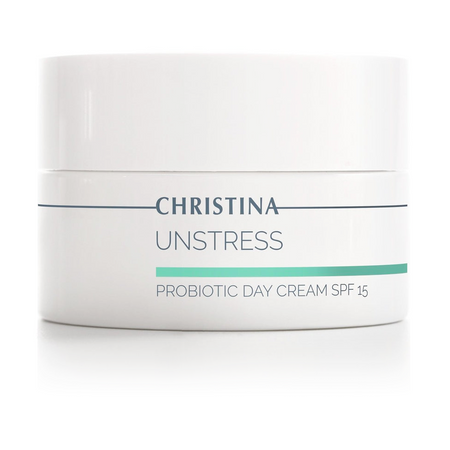 קרם יום והגנה פרוביוטי לעור רגיש - Unstress Probiotic Day Cream - spf 15