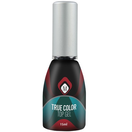 MAGNETIC Nail Design<br>True Color Top Gel<br>טופ ג'ל True Color ללא מסנן UV