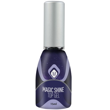 MAGNETIC NAIL DESIGN<br>Magic Shine Top Gel<br>טופ ג'ל גמיש ומבריק -