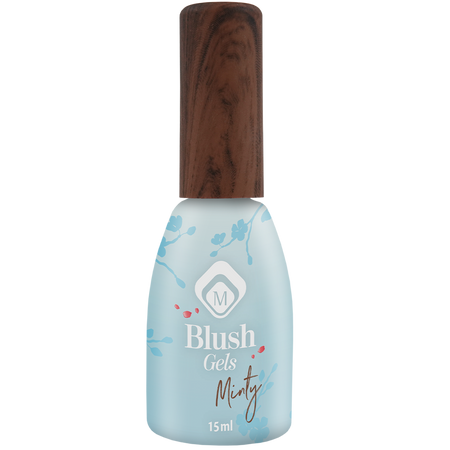 MAGNETIC Nail Design<br>Pastel Blush Gel - Minty<br>ג'ל בסיס עם צבע פסטל - Minty