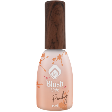MAGNETIC Nail Design<br>Pastel Blush Gel - Peachy<br>ג'ל בסיס עם צבע פסטל - Peachy