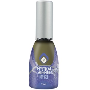 MAGNETIC Nail Design<br>Mystical Shimmer Top Gel - Purple<br>טופ ג'ל עם נצנצים - גוון סגול