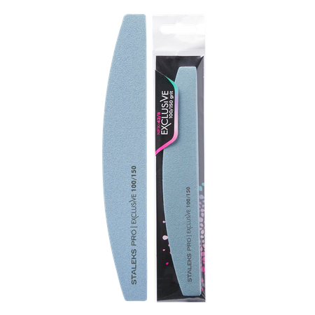 STALEKS PRO - EXCLUSIVE series <br> Mineral crescent nail file - NFX-42 <br> פצירה רכה סטאלקס - NFX-42