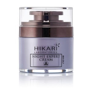קרם לילה אינטנסיבי להזנה חידוש ותיקון רפיון העור (לעור מעורב-שמן)​ - HIKARI Night Expert Cream (MIX-OILY)