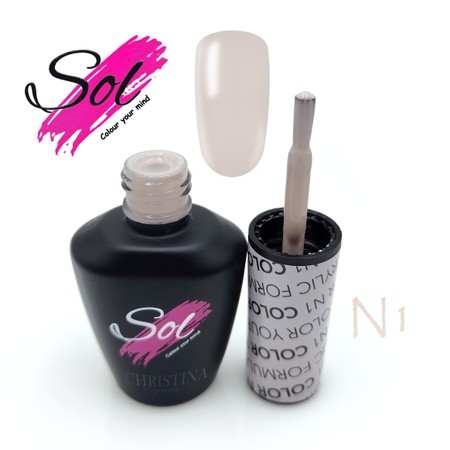 סול לק ג'ל N1<br>Sol Gel Polish N1