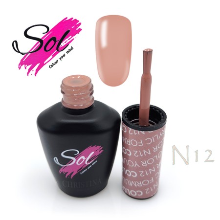 סול לק ג'ל N12<br>Sol Gel Polish N12