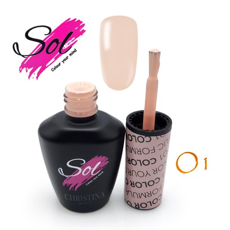 סול לק ג'ל O1<br>Sol Gel Polish O1