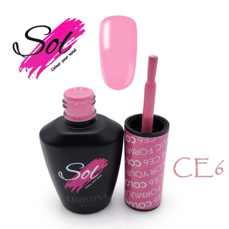 סול לק ג'ל CE6<br>Sol Gel Polish CE6