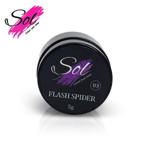 סול ספיידר פלאש ג'ל 03 - סגול<br>Sol Flash Spider Gel 03 - purple