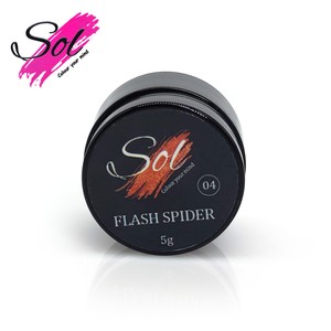סול ספיידר פלאש ג'ל 04 - כתום<br>Sol Flash Spider Gel 04 - Orange