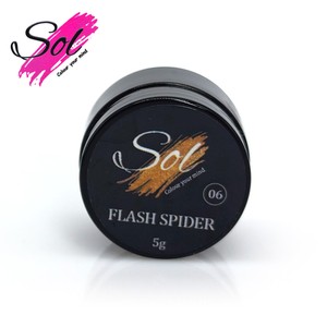 סול ספיידר פלאש ג'ל 06 - זהב<br>Sol Flash Spider Gel 06 - Gold