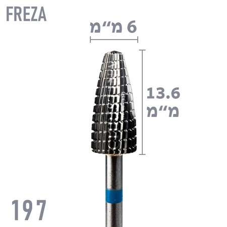 197 - ראש שיוף קרבייד קונוס