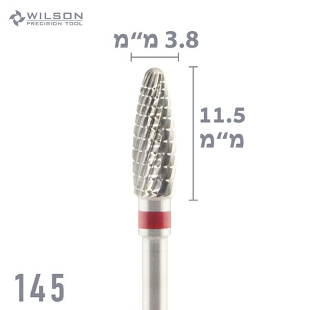 145 - ראש שיוף קרבייד אליפטי