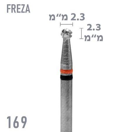 169 - ראש שיוף קרבייד עגול