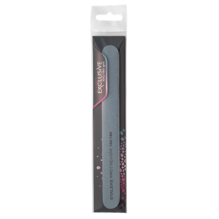 STALEKS PRO - EXCLUSIVE series <br> Mineral Straight nail file - NFX-22 <br> פצירה רכה ישרה סטאלקס