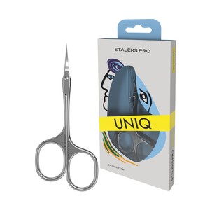 STALEKS PRO - UNIQ series<br>Professional Cuticle Scissors SQ-30/4 <br>מספריים מקצועיות לקוטיקולה