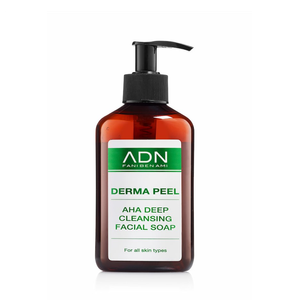 ADN - DERMA PEEL<br>AHA Deep Cleansing Facial Soap<br>סבון חומצות עדין
